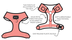 The Sassy Wolf Collection | Adjustable Harness