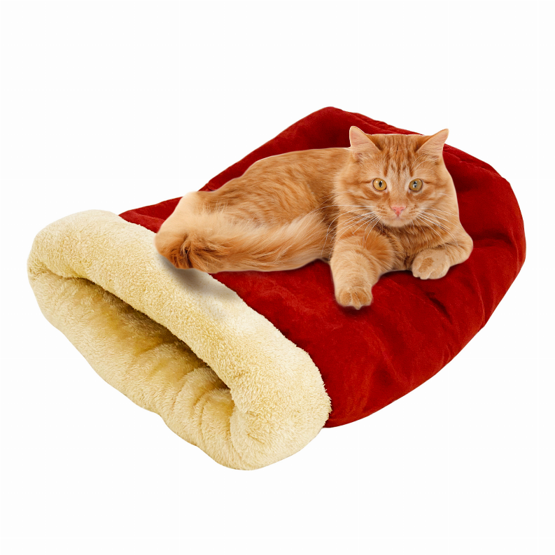 4 in 1 Self Warming Burrow Cat Bed